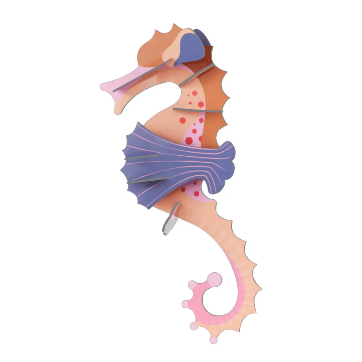 Décoration Murale Small Sea Creatures Seahorse - Rose
