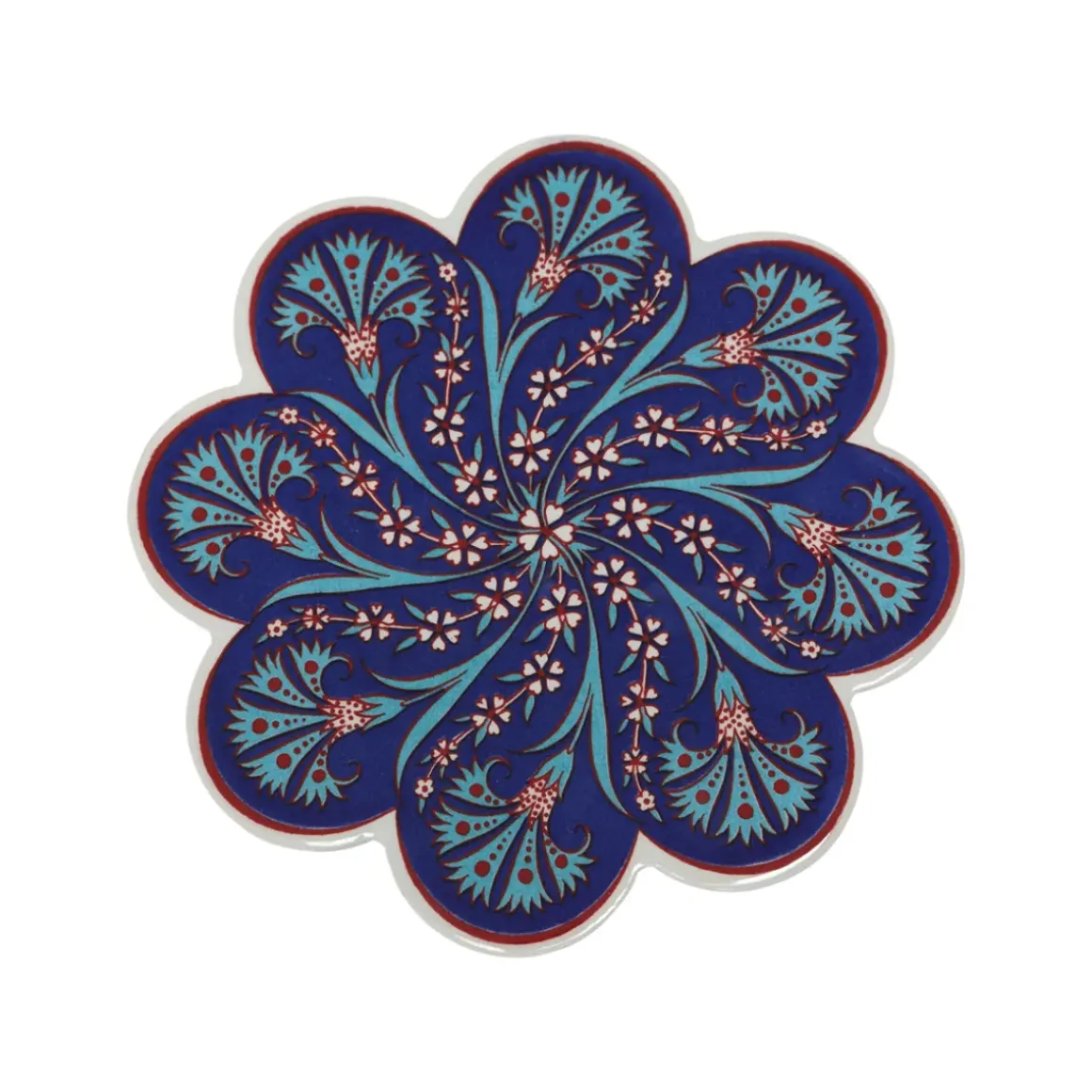 Dessous de Plat en céramique - Bleu foncé et Violet