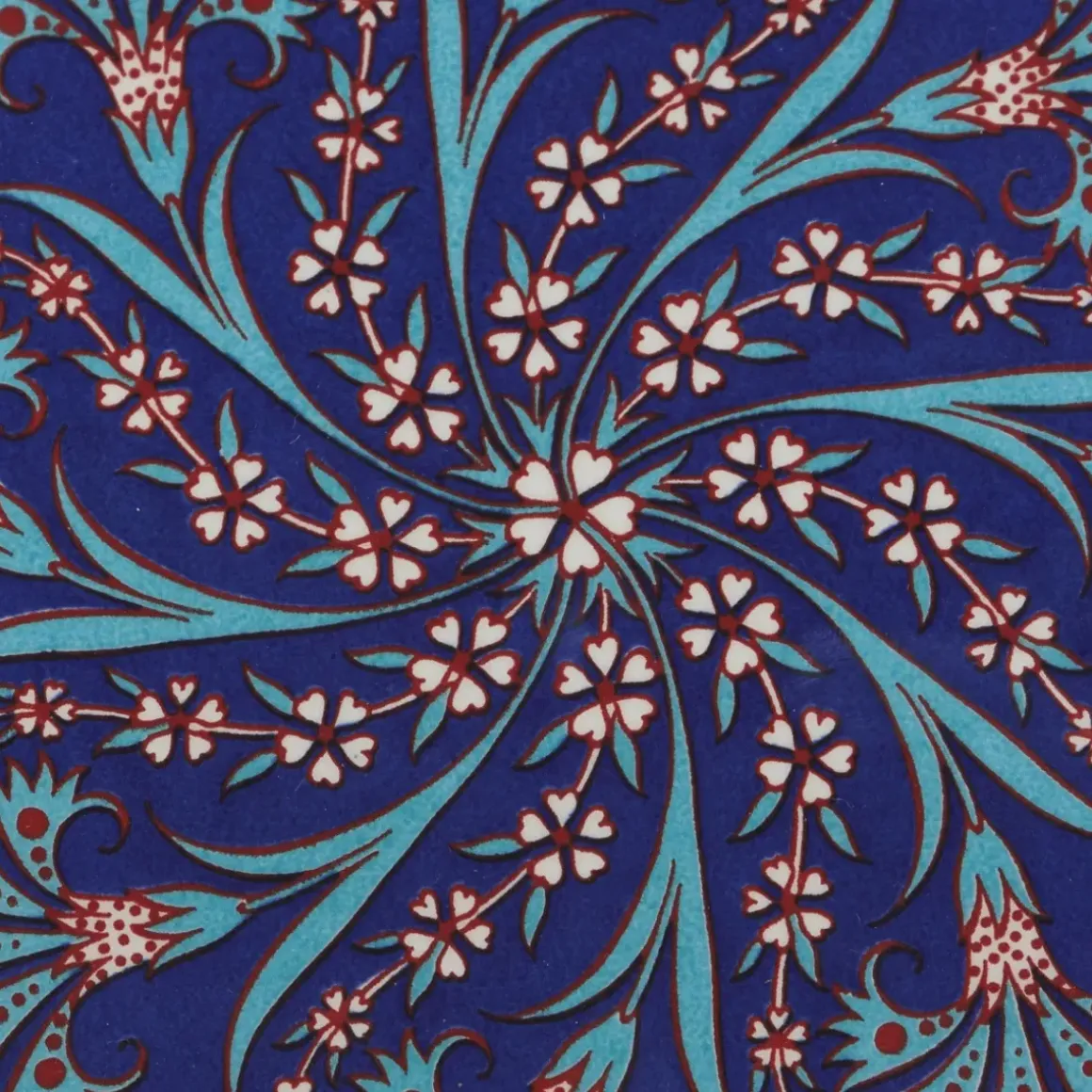 Dessous de Plat en céramique - Bleu foncé et Violet