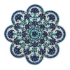 Dessous de Plat Fleur en céramique - Bleu