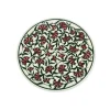 Dessous De Plat Rond Céramique - Vert et Rouge