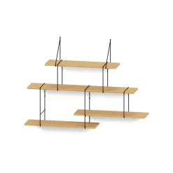 Etagère Link set 2 Système - Chêne/Noir