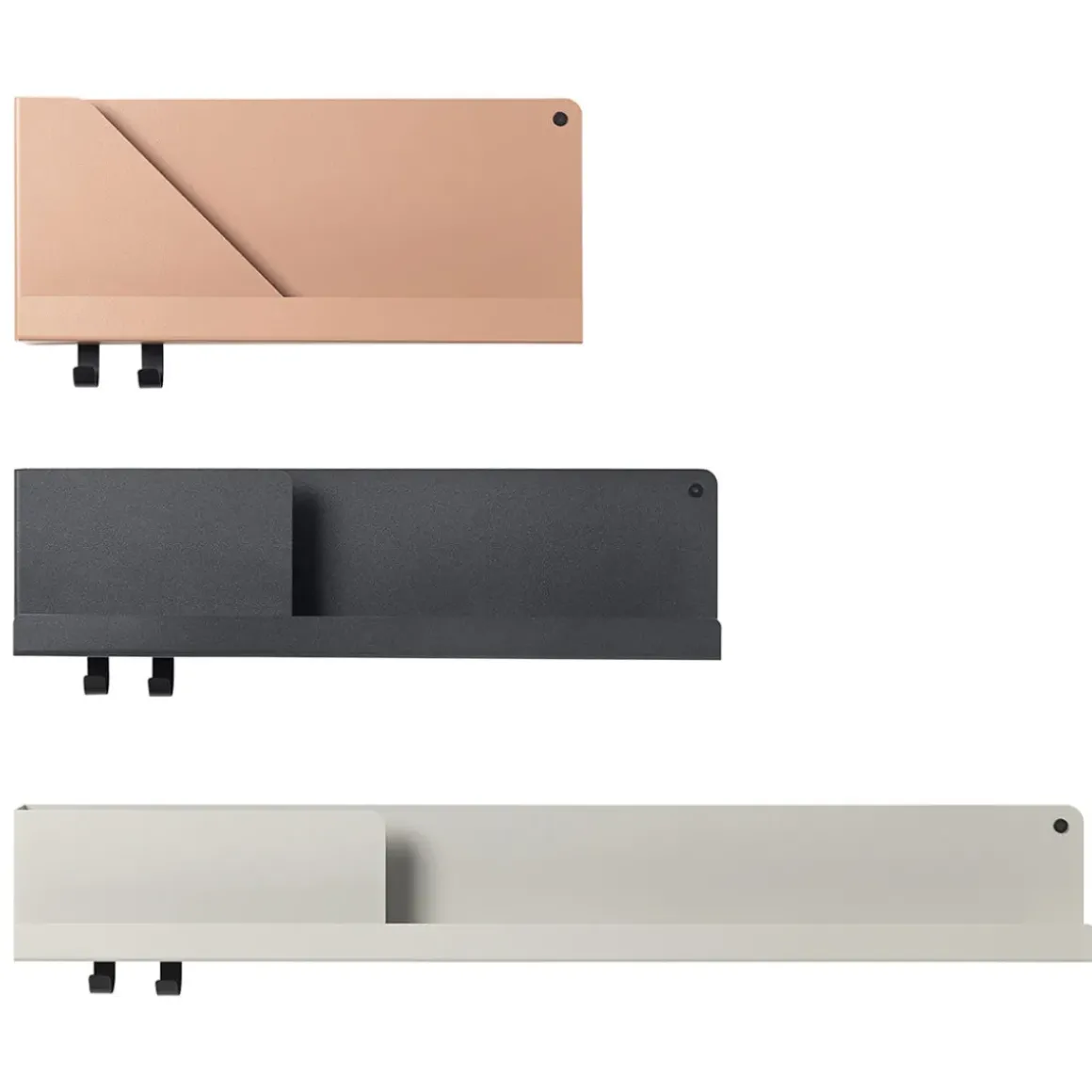 Etagère murale Folded Gris L