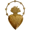 Exvoto Coeur Auréole Or