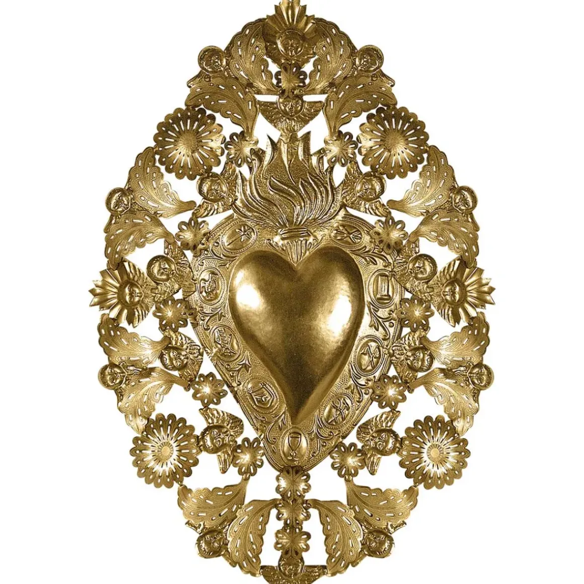 Exvoto Coeur Majestic Or