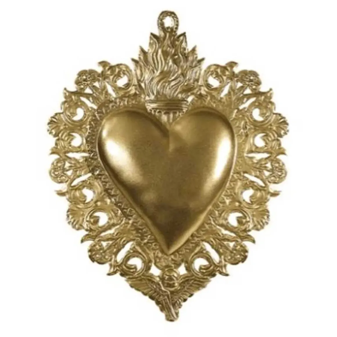 Exvoto Coeur Maria Or Grand Or