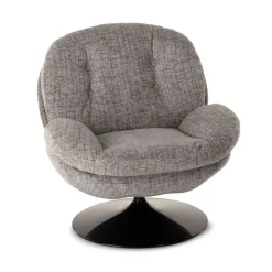 Fauteuil Memento - 81 x 86 x 83 cm - Chiné Gris Souris