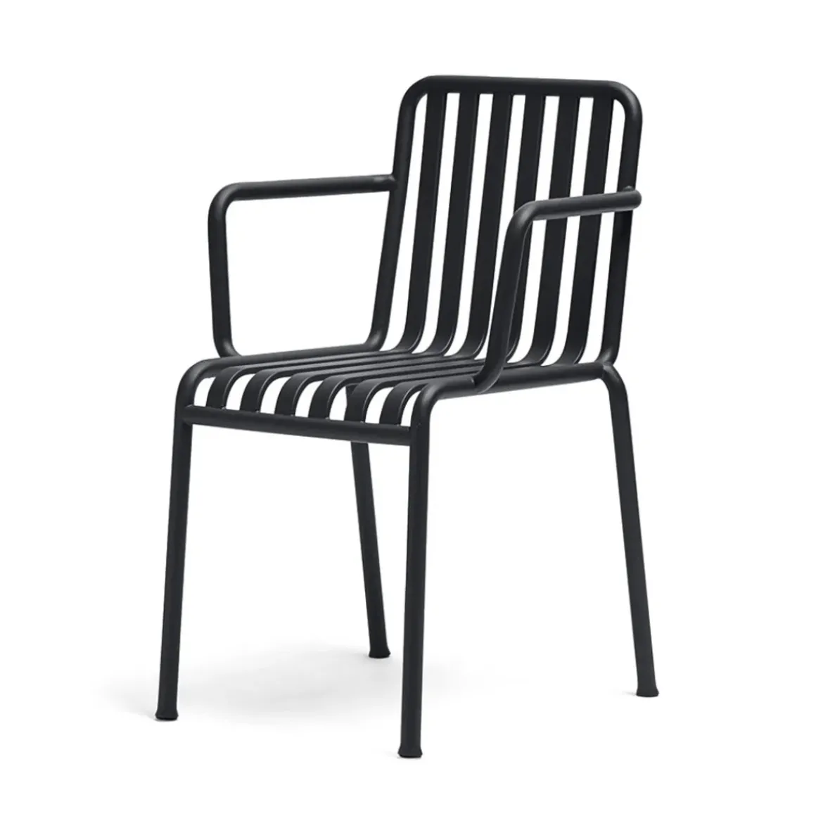 Fauteuil Palissade en acier poudré - Anthracite
