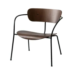 Fauteuil Pavilion AV5 Noyer / Pieds noirs