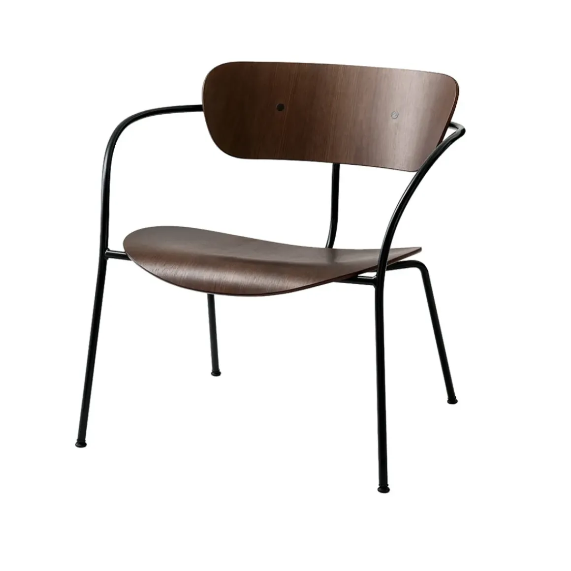 Fauteuil Pavilion AV5 Noyer / Pieds noirs