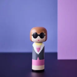 Figurine en bois Kokeshi Sketch.inc Anna - 14.5 cm