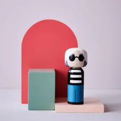 Figurine en bois Kokeshi Sketch.inc Andy - 14.5 cm