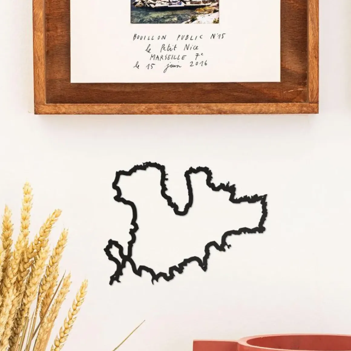 Frise décorative Mykonos - Noir - 50 cm