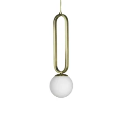 Globe Cime Ip44 Opale en Verre