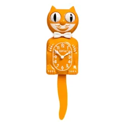 Horloge Kit-Cat - Festival Orange