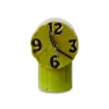 Horloge Rétro en céramique - h 17,5 cm - Olive