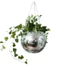Jardinière suspendue Disco Ball - Argent