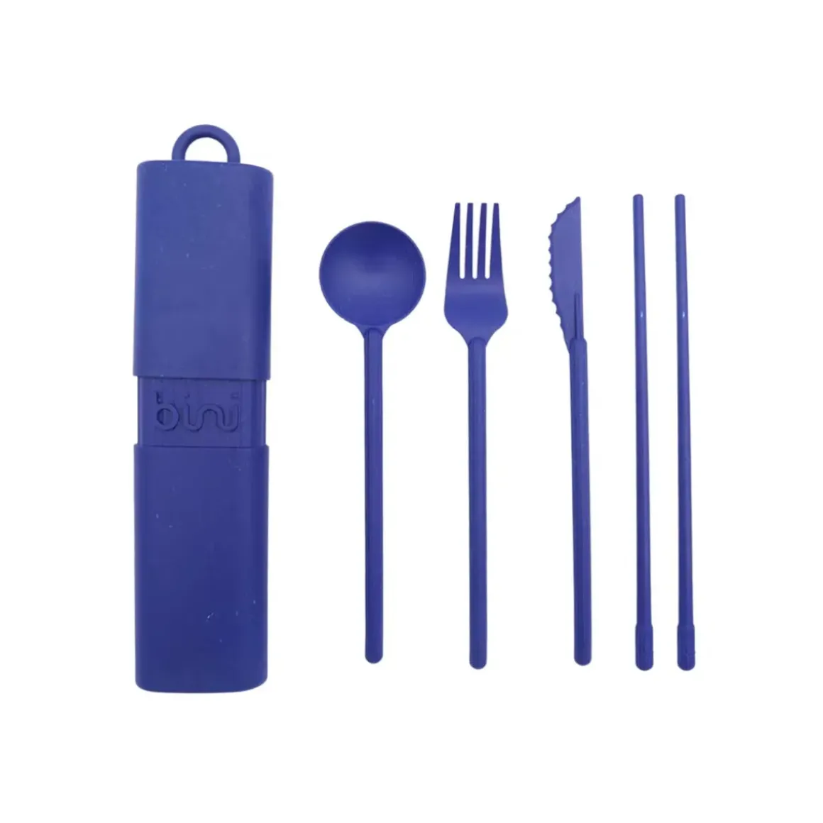 Kit de couverts réutilisables et nomades en matière biosourcée