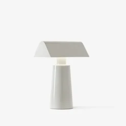 Lampe de table Caret MF1 H 22cm - Gris soie