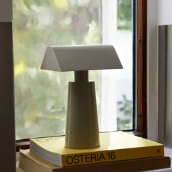 Lampe de table Caret MF1 H 22cm - Gris soie