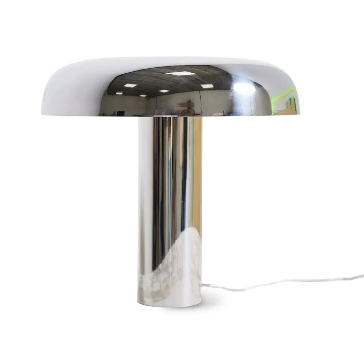 Lampe de table Mushroom - ø 39 x h 38 cm - Chrome