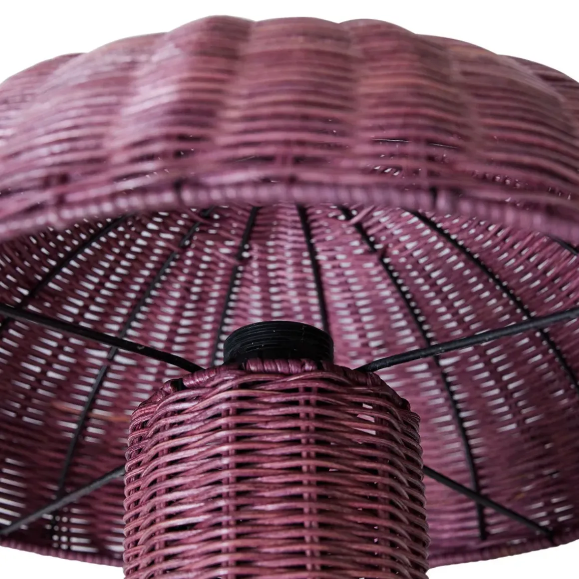Lampe De Table Rotin - ? 34 cm x 30 cm