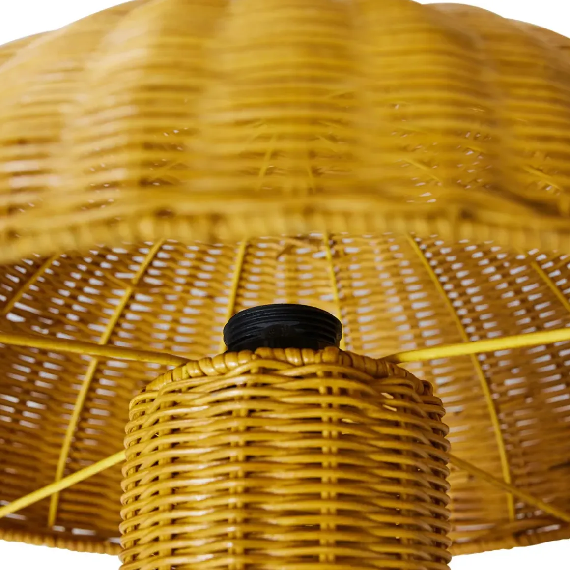 Lampe De Table Rotin - ? 34 cm x 30 cm