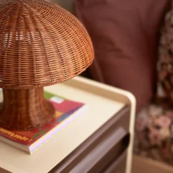 Lampe De Table Rotin - ? 34 cm x 30 cm