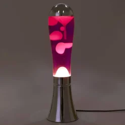 Lampe Lava Magma Argenté