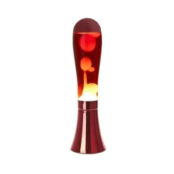 Lampe Lava Magma Rouge u0026 Aluminium