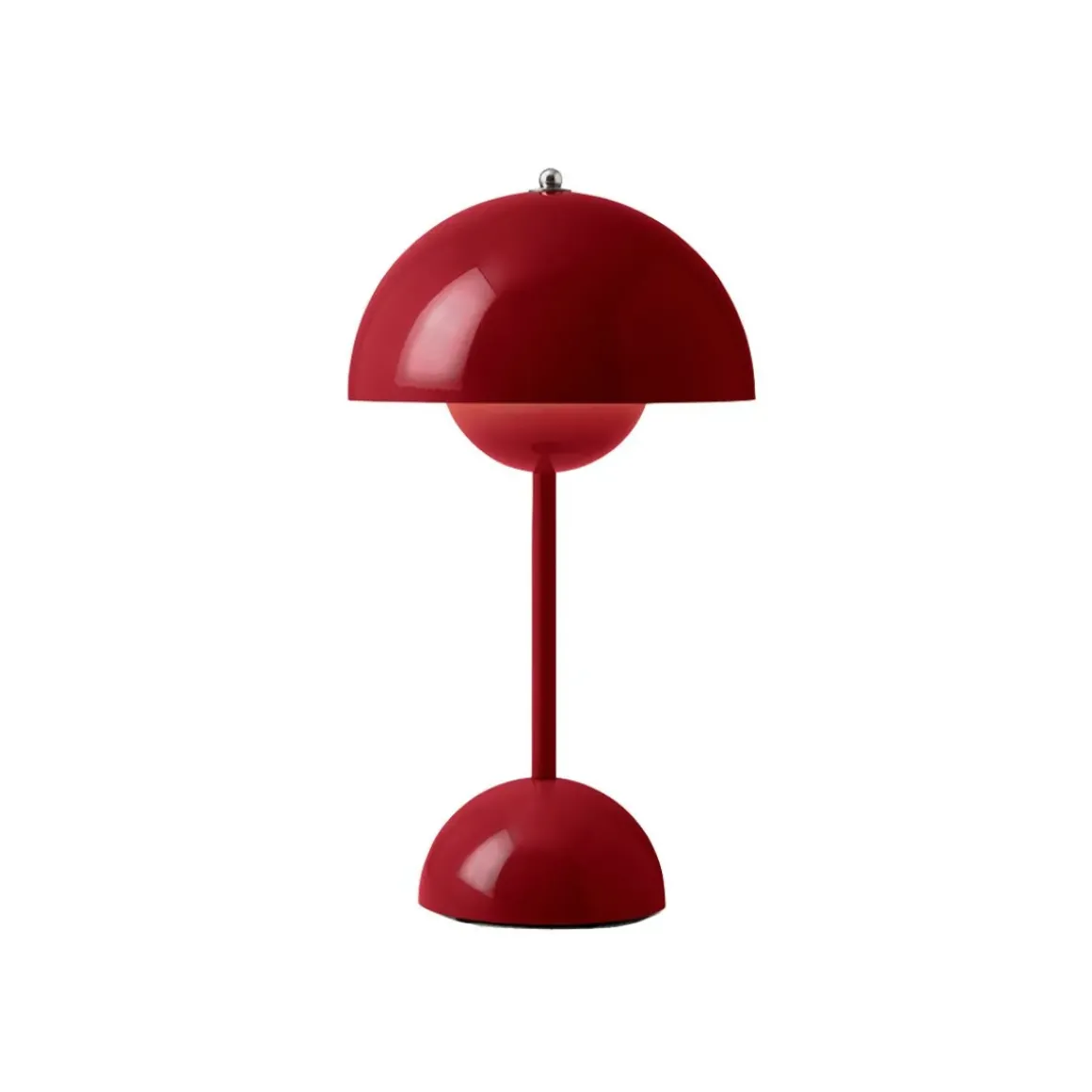 Lampe à poser Flowerpot VP9 Sans fil - Rouge Vermillion