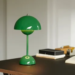 Lampe à poser Flowerpot VP9 Sans fil - Signal Green
