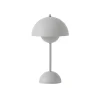 Lampe à poser Flowerpot VP9 Sans fil Gris clair mat