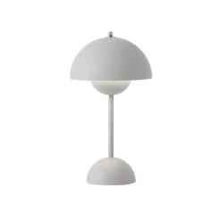 Lampe à poser Flowerpot VP9 Sans fil Gris clair mat