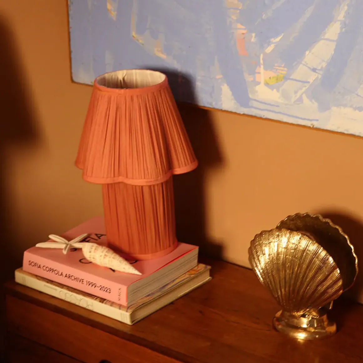 Lampe à poser Myra Silk Bronze