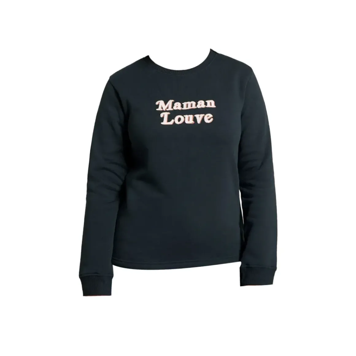 Le Sweat Maman Louve - Charbon