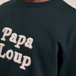 Le Sweat Papa Loup - Charbon