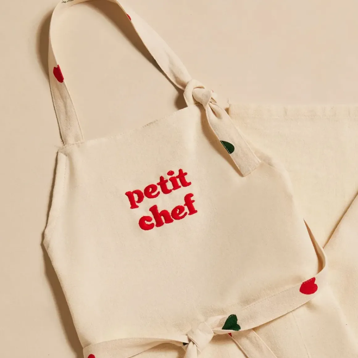 Le Tablier Petit Chef - Crème