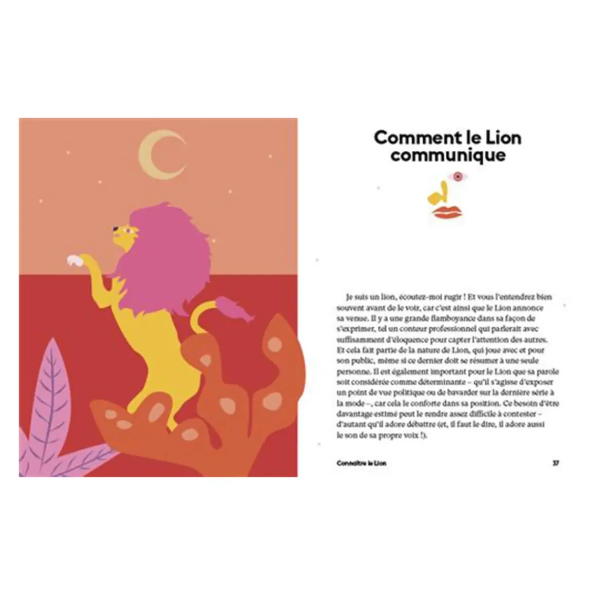 Livre Astrologie signe Lion