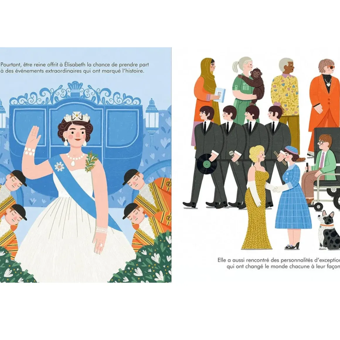 Livre La Reine Elisabeth II Collection Petite u0026 Grande