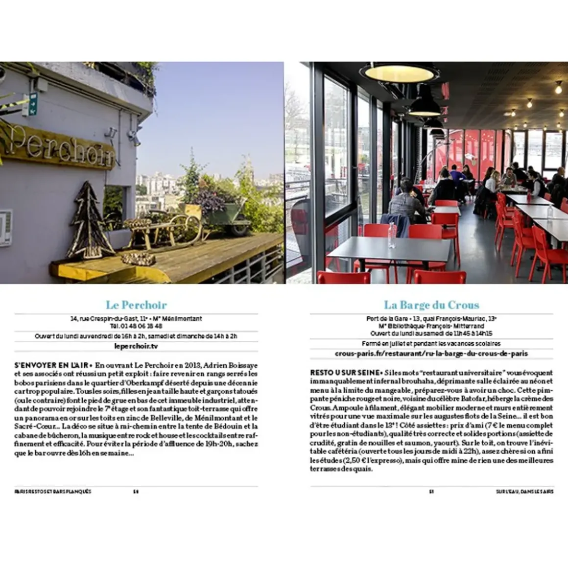 Livre Paris Bars u0026 Restos Planques 2022