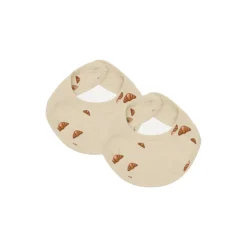 Lot de 2 Bavoirs Croissants