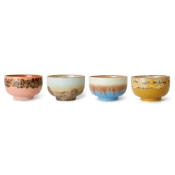 Lot de 4 Bols à Nouilles Seabreeze 70s - ø 13,5 cm