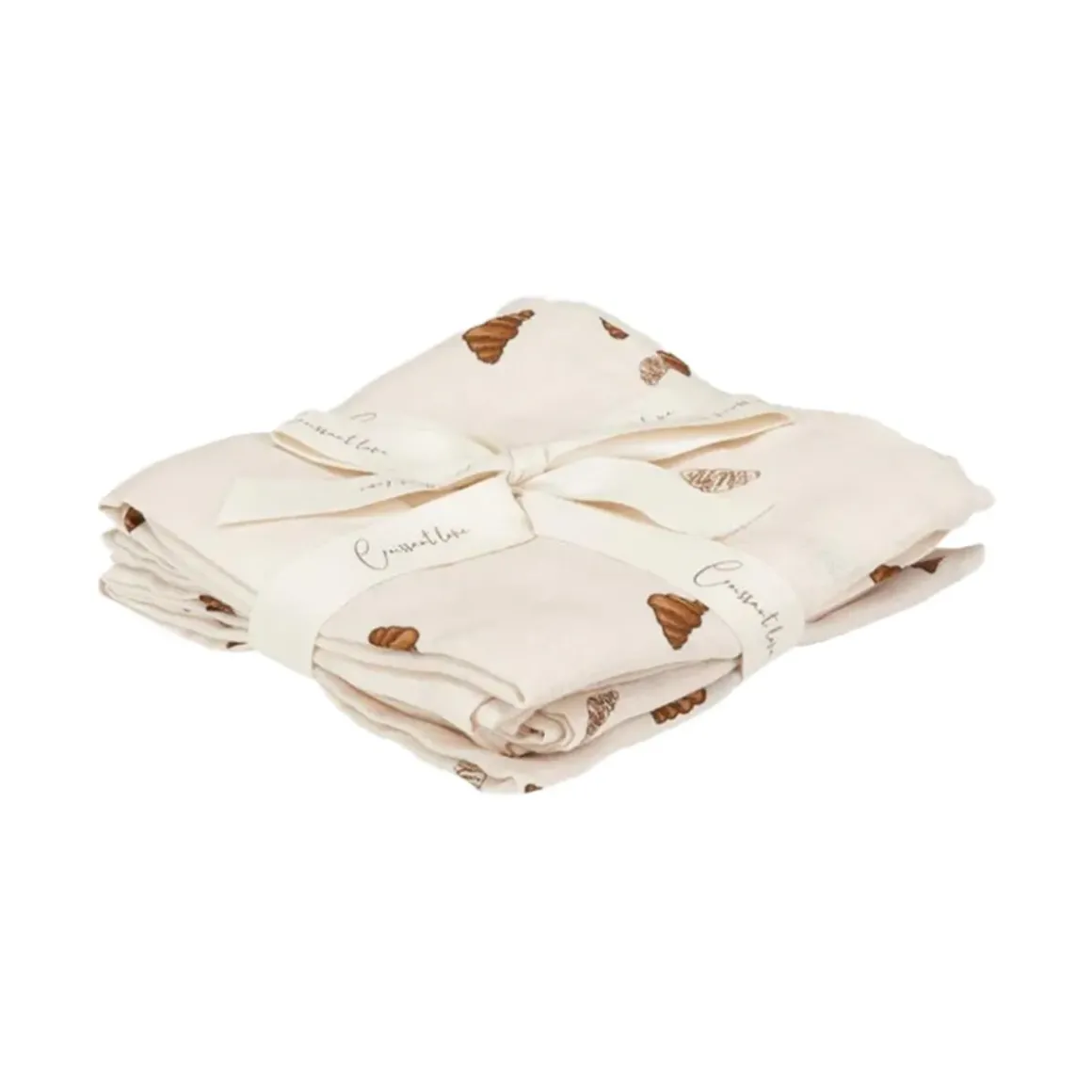 Lot de 3 Langes Croissants