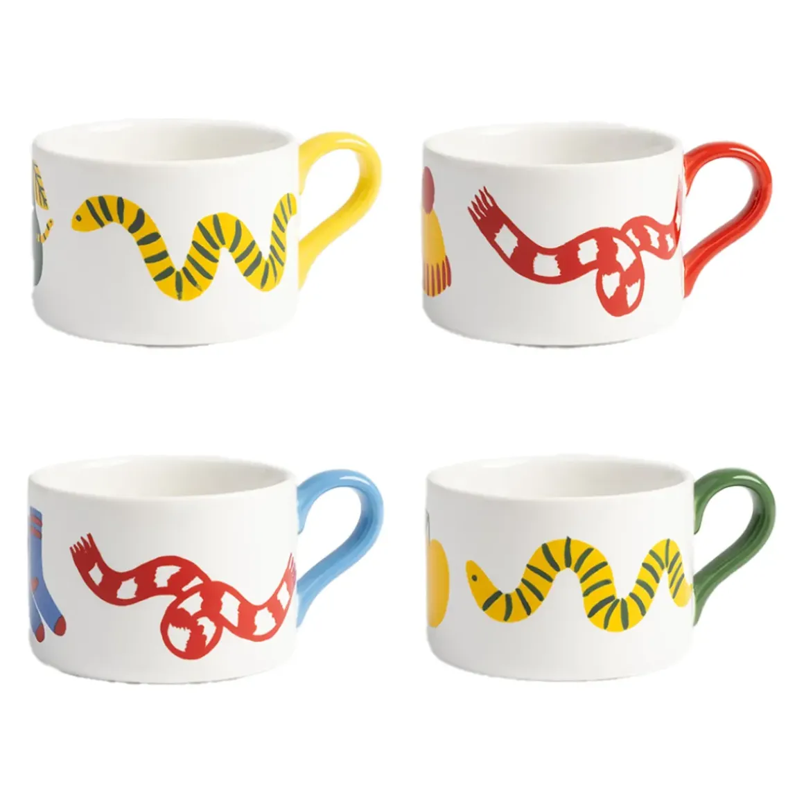 Lot de 4 mugs Haines