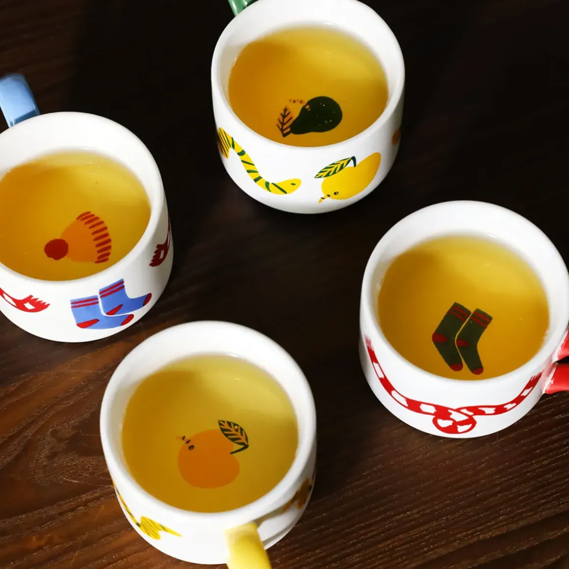 Lot de 4 mugs Haines
