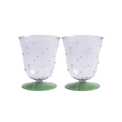 Lot de 2 verres à eau - Dot