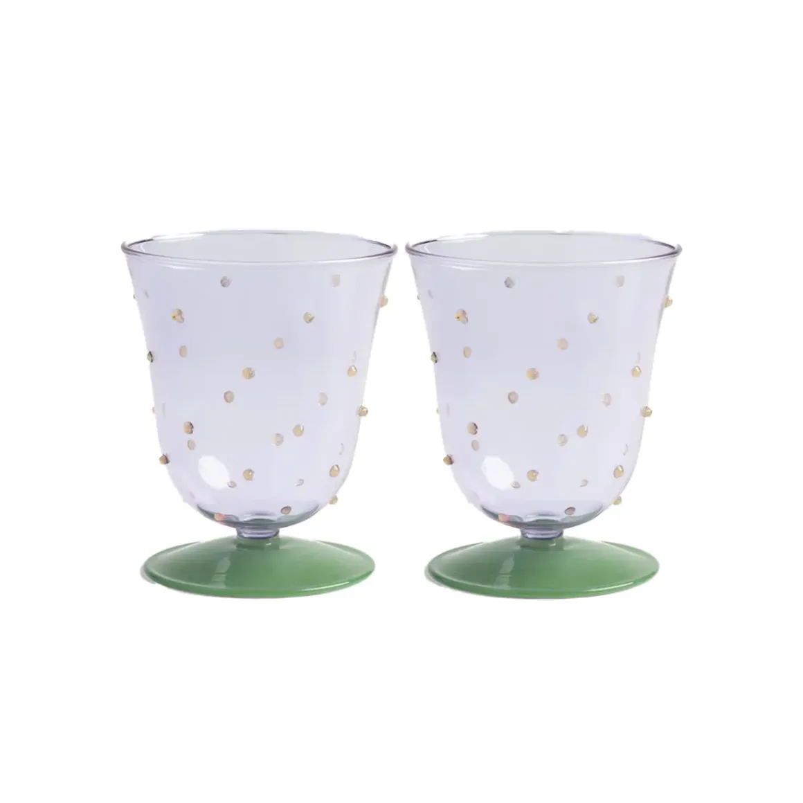 Lot de 2 verres à eau - Dot