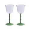 Lot de 2 verres à vin - Dot