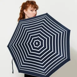 Mini Parapluie Pablo - Marinière Bleu marine u0026 rayures blanches